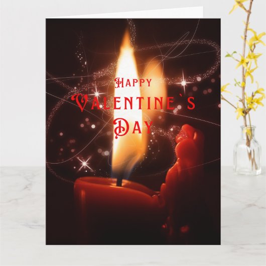 Carte Joyeuse Saint-Valentin (Fleur jaune)