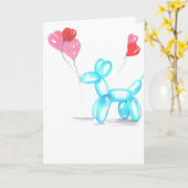 Carte Joyeuse Saint-Valentin (Fleur jaune)