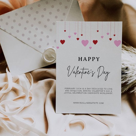 Carte Joyeuse Saint-Valentin