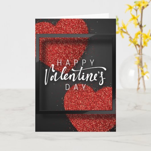 Carte Joyeuse Saint-Valentin (Fleur jaune)