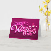 Carte Joyeuse Saint-Valentin (Fleur jaune)