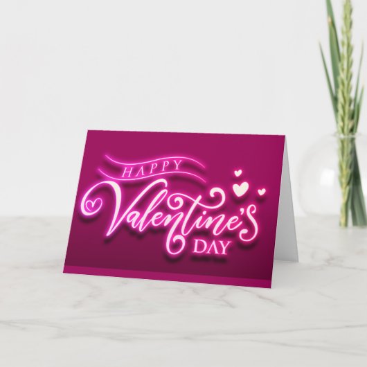 Carte Joyeuse Saint-Valentin (Devant)