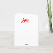 Carte Joyeuse Saint-Valentin (Dos)