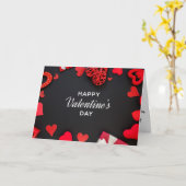 Carte Joyeuse Saint-Valentin (Fleur jaune)
