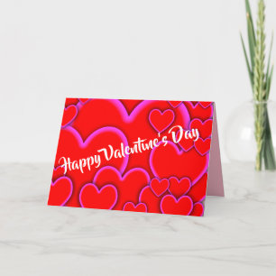 Carte Joyeuse Saint-Valentin à mon cœur romantique adora