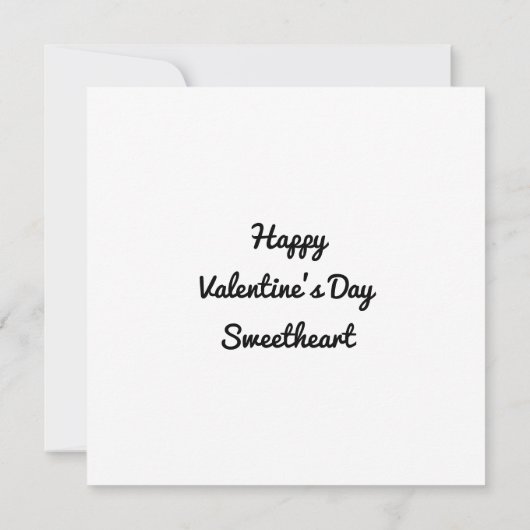 Carte Joyeuse Saint-Valentin | Amants s'étreignant (Dos)