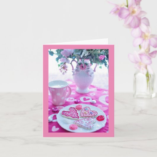 Carte Joyeuse Saint-Valentin Ami (Orchidée)