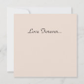 Carte Joyeuse Saint-Valentin, Amour Éternel, (Dos)