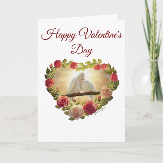 Carte 'Joyeuse Saint-Valentin' - Art de Jenny  (Devant)