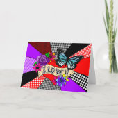 Carte Joyeuse Saint-Valentin Bébé | Art Graffiti (Devant)