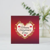 Carte Joyeuse Saint-Valentin Cœur-47949 (Debout devant)