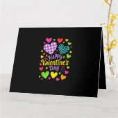 Carte Joyeuse Saint-Valentin - Cœurs Amour (Fleur jaune)