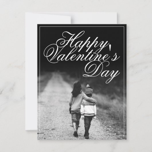 Carte Joyeuse Saint-Valentin - côte à côte (Devant)