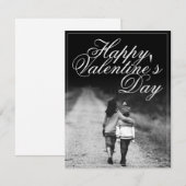 Carte Joyeuse Saint-Valentin - côte à côte (Devant / Derrière)