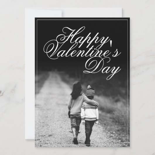 Carte Joyeuse Saint-Valentin - côte à côte (Devant)