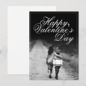 Carte Joyeuse Saint-Valentin - côte à côte (Devant / Derrière)