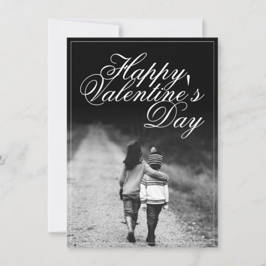 Carte Joyeuse Saint-Valentin - côte à côte (Devant)