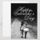 Carte Joyeuse Saint-Valentin - côte à côte (Devant / Derrière)