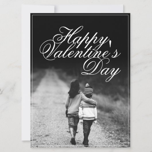 Carte Joyeuse Saint-Valentin - côte à côte (Devant)