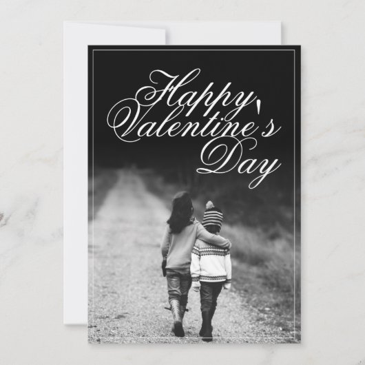 Carte Joyeuse Saint-Valentin - côte à côte (Devant)