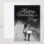 Carte Joyeuse Saint-Valentin - côte à côte (Devant / Derrière)