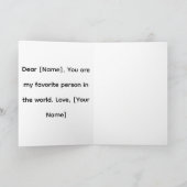 Carte Joyeuse Saint-Valentin – Couple romantique (Intérieur)