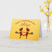 Carte Joyeuse Saint-Valentin de Pickleball - Je t'aime p (Fleur jaune)