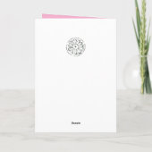 Carte Joyeuse Saint-Valentin Dieu est Amour Écriture Tul (Dos)