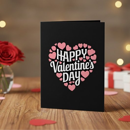 Carte Joyeuse Saint Valentin drôle Cœur Amour Valentin