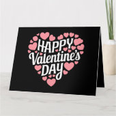 Carte Joyeuse Saint Valentin drôle Cœur Amour Valentin (Devant)