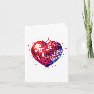 Carte Joyeuse Saint-Valentin Drôle Coquette Rouge Balle 