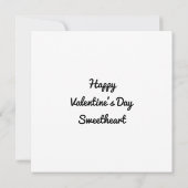 Carte Joyeuse Saint-Valentin | Étreinte de l'amant (Dos)