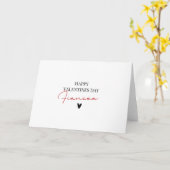 Carte Joyeuse Saint-Valentin - Fiancée (Fleur jaune)