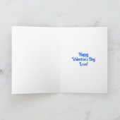 Carte Joyeuse Saint-Valentin | Garçon et Fille d'Anime (Intérieur)