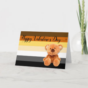 Carte Joyeuse Saint-Valentin Gay Bear LGBTQ