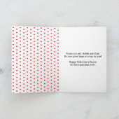 Carte Joyeuse Saint-Valentin grand-mère cœur rouge (Intérieur)