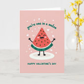 Carte Joyeuse Saint-Valentin One In A Melon (Fleur jaune)