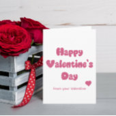 Carte Joyeuse Saint-Valentin Pailletée