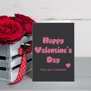 Carte Joyeuse Saint-Valentin Paillettes