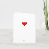 Carte Joyeuse Saint-Valentin petit-fils (Dos)