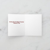 Carte Joyeuse Saint-Valentin petit-fils (Intérieur)