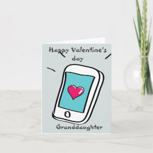 Carte Joyeuse Saint-Valentin petite-fille