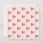 Carte Joyeuse Saint-Valentin Photo de script moderne (Dos)