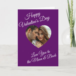 Carte Joyeuse Saint-Valentin Photo personnalisée
