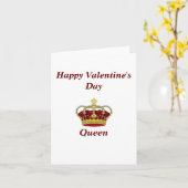 Carte Joyeuse Saint-Valentin Reine (Fleur jaune)