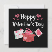 Carte Joyeuse Saint-Valentin Sois Mienne Cœurs Mignons (Dos)