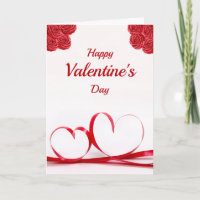 Joyeuse Saint-Valentin Vœux sincères Pliable