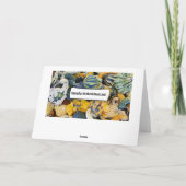 Carte Joyeuse saison d'automne Halloween Citrouilles (Dos)