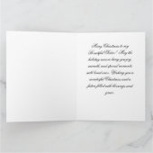 Carte Joyeuse Soeur de Noël ! (Intérieur)