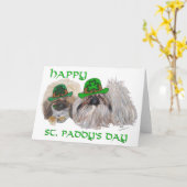 Carte Joyeuse St Paddys Day (Fleur jaune)